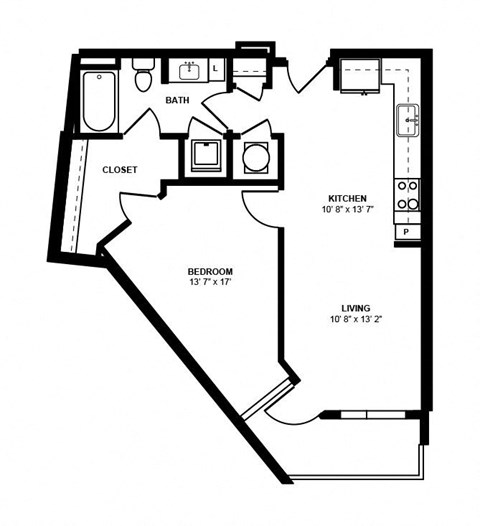 A1I_1 BD 1 Bath_683sqft